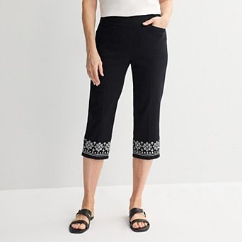 Women's Croft & Barrow® Effortless Pull-On Capris
