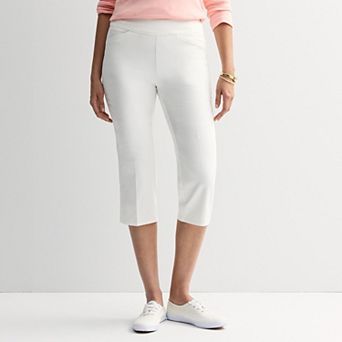 Women's Croft & Barrow® Effortless Stretch Capri Pants