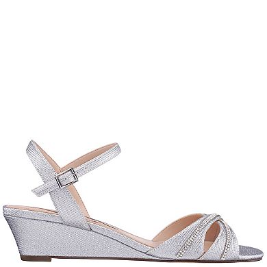 N by Nina Fiegie Quarter Strap Women's Wedge Sandals