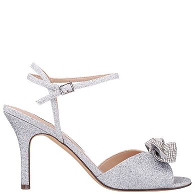 N by Nina Vixie Bow Accent Quarter Strap Women's Slingback Heels