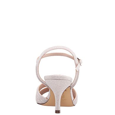 N by Nina Brayla Women's Open Toe Slingback Heels