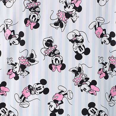 Plus Size Disney's Mickey & Minnie Mouse 2-Piece Notch Collar Short Sleeve Pajama Top & Pajama Shorts Set