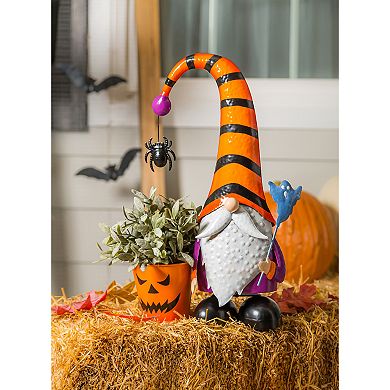 Evergreen Enterprises Halloween Gnome Garden Statuary with Planter