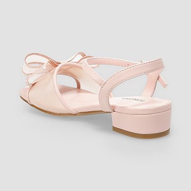 Sonoma Goods For Life® Bedillia Little Kid Girls Faux Pearl Bow-Accented Dress Sandals