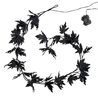 Evergreen Enterprises Halloween 72 in Artificial Maple LED Color Changing Garland