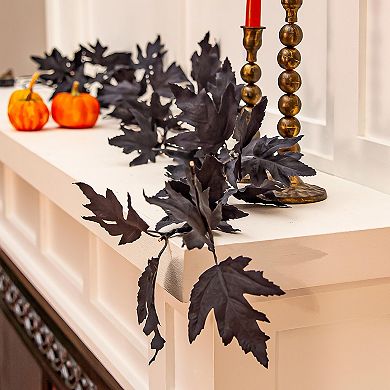 Evergreen Enterprises Halloween 72-in. Artificial Maple LED Color Changing Garland