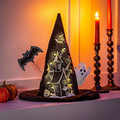 Evergreen Enterprises Witch Hat LED Fabric Table Decor