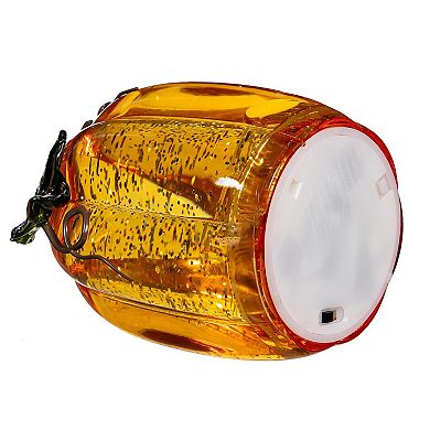 Evergreen Enterprises Pumpkin LED Water Globe Table Decor 6.5-Inch