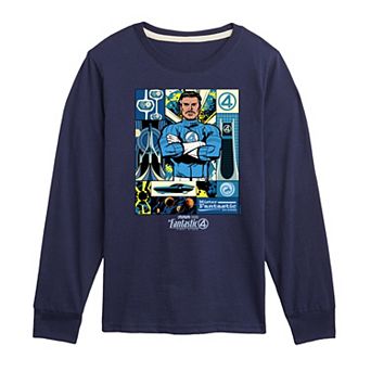 Boys 8-20 Marvel The Fantastic Four: First Steps Mister Fantastic Long Sleeve Graphic Tee