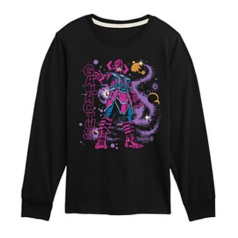 Boys 8-20 Marvel The Fantastic Four: First Steps Galactus Space Long Sleeve Graphic Tee