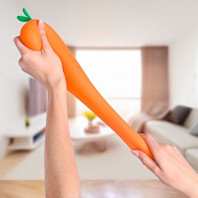Sunny Days Entertainment Giant Squishy Carrot Stress Ball & Sensory Fidget Toy