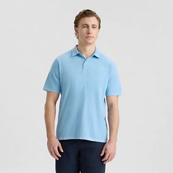 Matix Men's Short Sleeve Polo Henley Knit Top