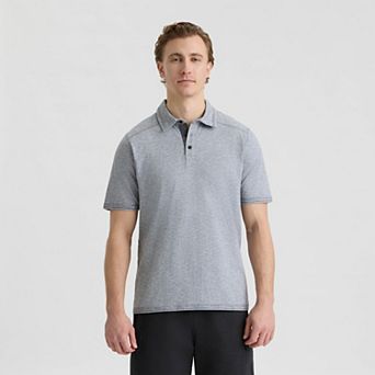 Matix Men's Short Sleeve Polo Henley Knit Top