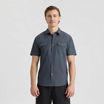 Men's Matix Short Sleeve Western Yarn Dye Lines Shirt