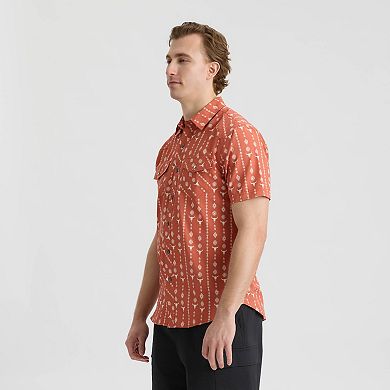 Men's Matix Short Sleeve Western Plaid Shirt