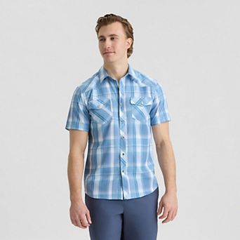 Men's Matix Short Sleeve Western Plaid Shirt