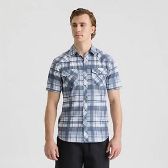Men's Matix Short Sleeve Western Plaid Shirt