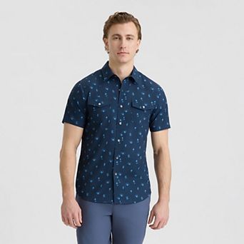 Men's Matix Short Sleeve Western Plaid Shirt