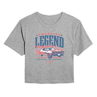 Juniors' American Legend Superior Performance Cropped Tee