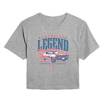 Juniors' American Legend Superior Performance Cropped Tee