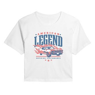 Juniors' American Legend Superior Performance Cropped Tee