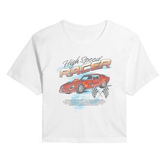Juniors' High Speed Racer Cropped Tee