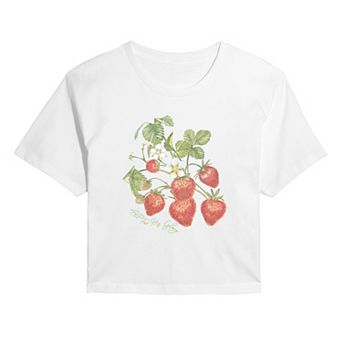 Juniors' All For His Glory Cropped Tee