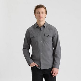 Men's Matix Western Long Sleeve Poplin Shirt