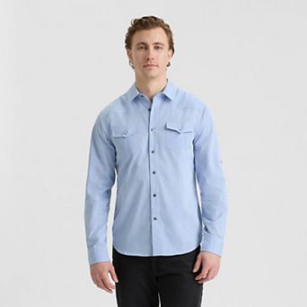 Men's Matix Western Long Sleeve Poplin Shirt