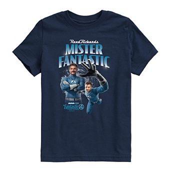 Boys 8-20 Marvel The Fantastic Four: First Steps Reed Richards Mr. Fantastic Graphic Tee