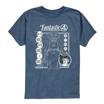 Boys 8-20 Marvel The Fantastic Four: First Steps Herbie Blueprint Graphic Tee