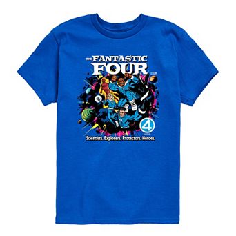 Boys 8-20 Marvel The Fantastic Four: First Steps Scientists Explorers Graphic Tee