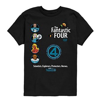 Boys 8-20 Marvel The Fantastic Four: First Steps Collage Graphic Tee