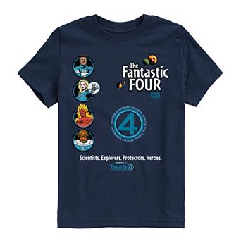 Boys 8-20 Marvel The Fantastic Four: First Steps Collage Graphic Tee