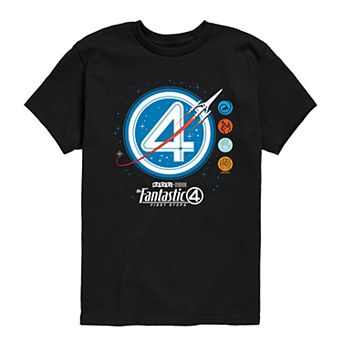 Boys 8-20 Marvel The Fantastic Four: First Steps Space Logo Graphic Tee