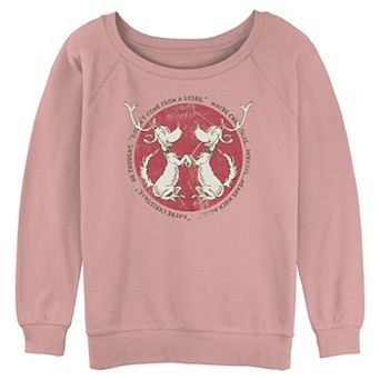 Juniors' The Grinch Maybe Christmas Long Sleeve Slouchy Pullover