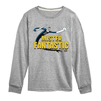Boys 8-20 Marvel The Fantastic Four: First Steps Mr. Fantastic Long Sleeve Graphic Tee