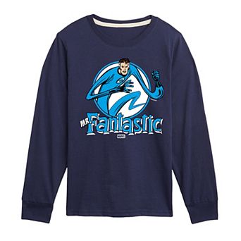 Boys 8-20 Marvel The Fantastic Four: First Steps Mr. Fantastic Circle Long Sleeve Graphic Tee
