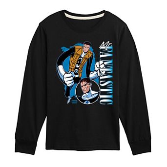 Boys 8-20 The Fantastic Four: First Steps Mr. Fantastic Long Sleeve Graphic Tee