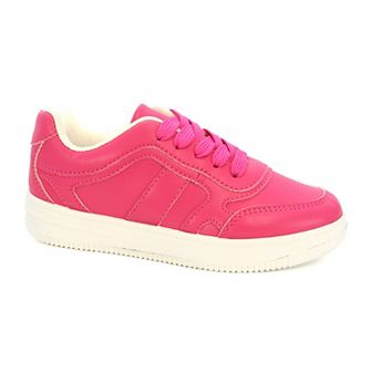 Yoki Brimb Little Kids Girls Lace-Up Studded Casual Sneakers