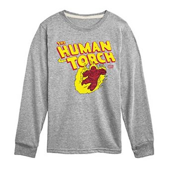 Boys 8-20 Marvel The Fantastic Four: First Steps The Human Torch Long Sleeve Graphic Tee