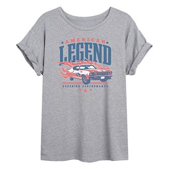 Juniors' American Legend Superior Performance Oversized Tee