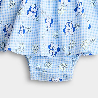 Baby Disney's / Jumping Beans® Minnie Mouse Flutter Sleeve Bodysuit Dress