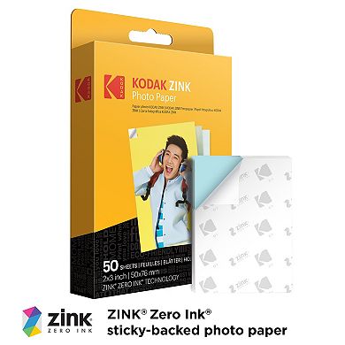 Kodak Printomatic 5MP Instant Print Camera & Zink Photo Paper (75 Sheets) Bundle