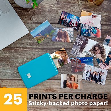 Kodak Step Mobile Instant Photo Printer 2x3" & Zink Photo Paper (75 Sheets) Bundle