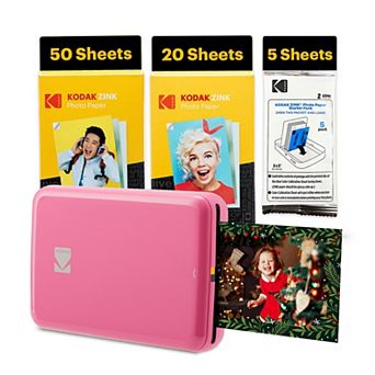 Kodak Step Mobile Instant Photo Printer 2x3" & Zink Photo Paper (75 Sheets) Bundle