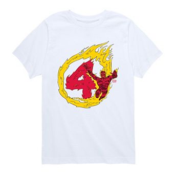 Boys 8-20 Marvel The Fantastic Four: First Steps Human Torch Graphic Tee