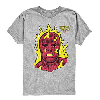 Boys 8-20 Marvel The Fantastic Four: First Steps Human Torch Portrait Graphic Tee