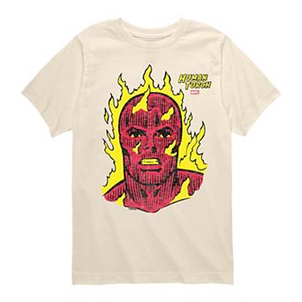 Boys 8-20 Marvel The Fantastic Four: First Steps Human Torch Portrait Graphic Tee