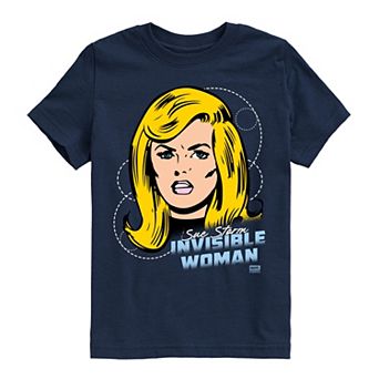 Boys 8-20 Marvel The Fantastic Four: First Steps Sue Storm Invisible Woman Graphic Tee